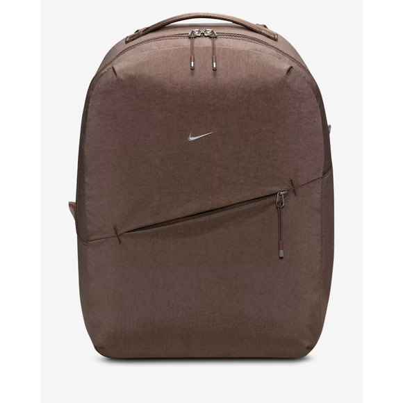 Nike Aura Backpack (24L) Travel School Laptop Slip Bag Mink Brown HF7007 214 NEW - Picture 1 of 7